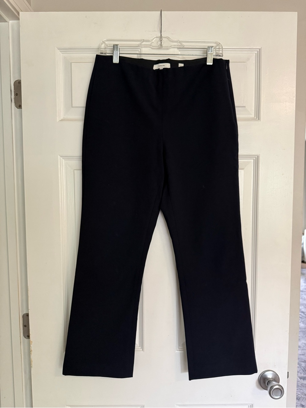 Vince Black Wide-Leg Trousers
